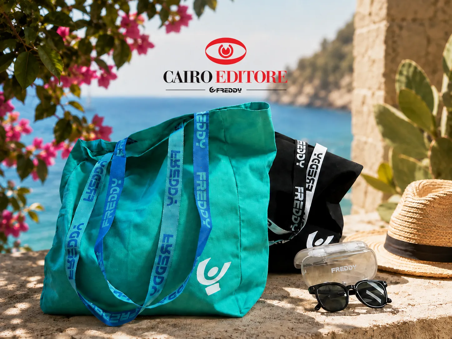 Cairo Editore — Borsa Freddy: tote bag in cotone
