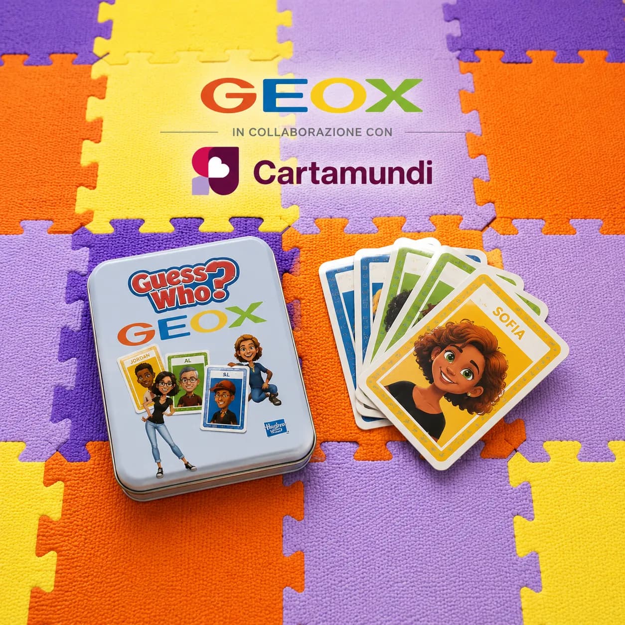 Geox · Cartamundi — Guess Who?