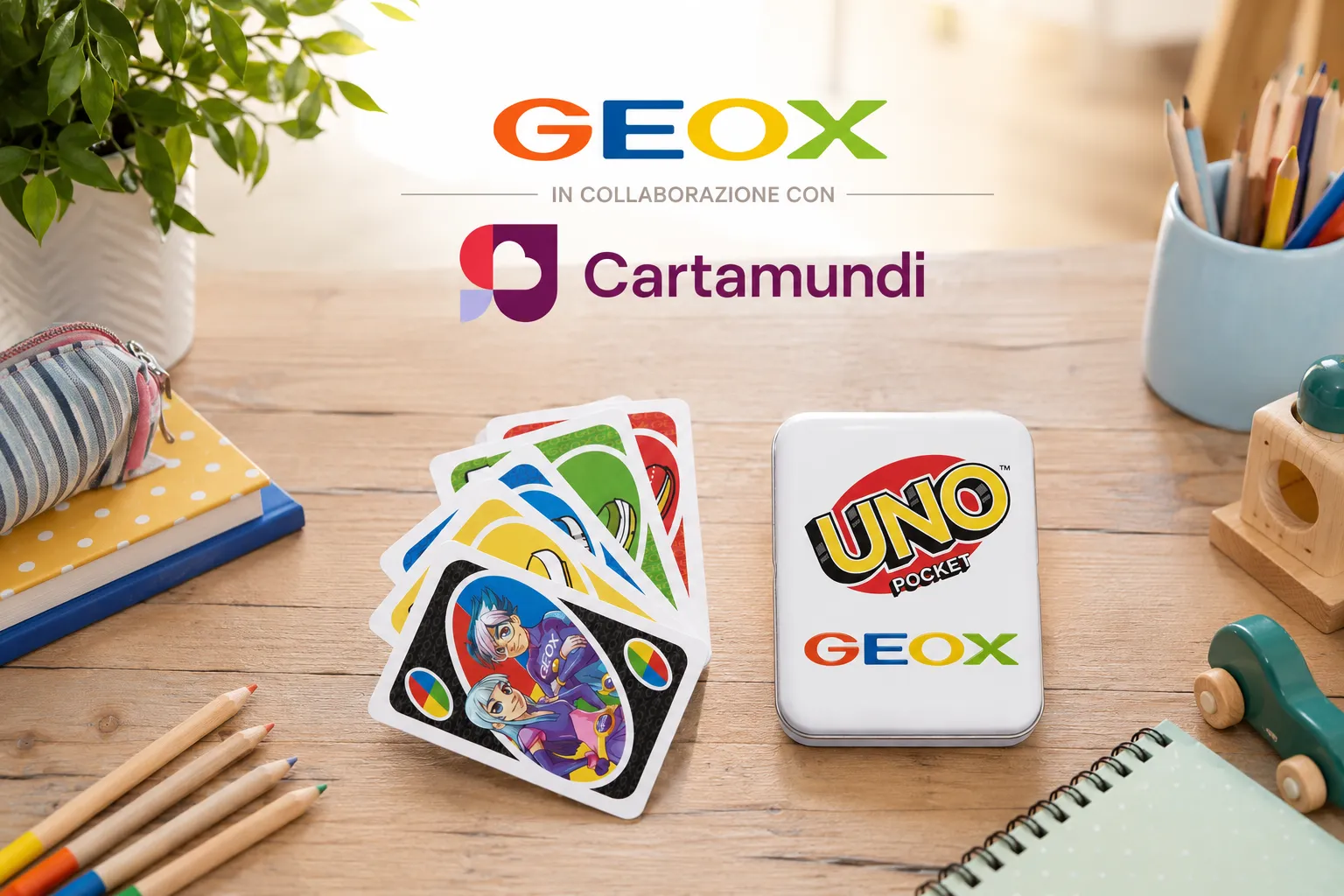 Geox · Cartamundi — UNO