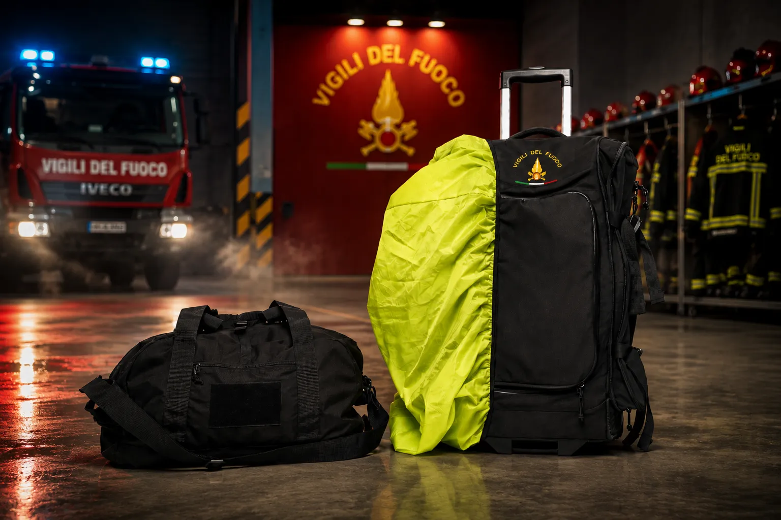 Vigili del Fuoco — Set borsa trolley + borsone